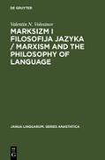 Marksizm i filosofija Jazyka / Marxism and the Philosophy of Language