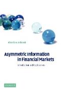 Asymmetric Information in Financial Markets