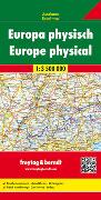 Europa physisch, Autokarte 1:3.500.000, freytag & berndt