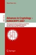 Advances in Cryptology ¿ EUROCRYPT 2007