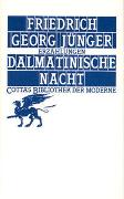 Dalmatinische Nacht (Cotta's Bibliothek der Moderne, Bd. 41)