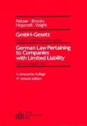 GmbH-Gesetz. Deutsch-englische Textausgabe