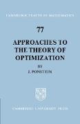 Approaches to the Theory of Optimization