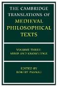 The Cambridge Translations of Medieval Philosophical Texts