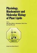 Physiology, Biochemistry and Molecular Biology of Plant Lipids