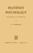 Plotinus¿ Psychology
