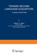 Toward Second Language Acquisition