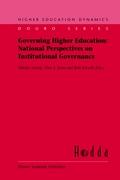 Governing Higher Education: National Perspectives on Institutional Governance