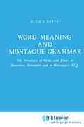Word Meaning and Montague Grammar