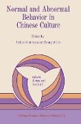 Normal and Abnormal Behavior in Chinese Culture