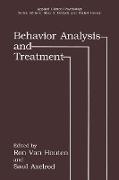 Behavior Analysis and Treatment