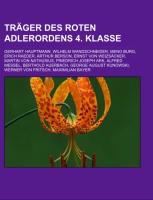 Träger Des Roten Adlerordens 4. Klasse