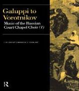 Galuppi to Vorotnikov