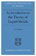 Introduction to the Theory of Liquid Metals