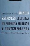 Lecturas de filosofía moderna y contemporánea