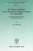 Das Thema Sicherheit in der deutschen Anzeigenwerbung für Automobile
