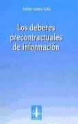 Los deberes precontractuales de información