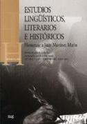 Estudios lingüísticos, literarios e históricos : homenaje a Juan Martínez Marín