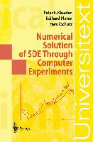 Numerical Solution of SDE Through Computer Experiments