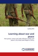 Learning about war and peace