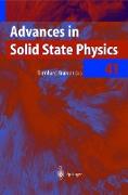 Advances in Solid State Physics