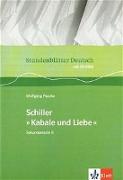 Stundenblätter Deutsch. Friedrich Schiller: Kabale und Liebe. mit CD-ROM