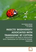 INSECTS' BIODIVERSITY ASSOCIATED WITH TRANSGENIC BT COTTON