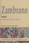 España : pensamiento, poesía y una ciudad