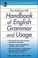 The McGraw-Hill Handbook of English Grammar and Usage