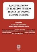 La contratación en el sector público tras la Ley 30/2007, de 30 de octubre