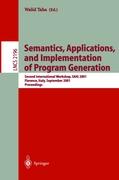 Semantics, Applications, and Implementation of Program Generation