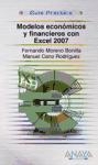 Modelos económicos y financieros con Excel 2007