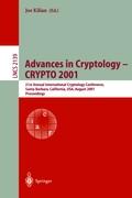Advances in Cryptology - CRYPTO 2001