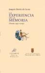 La experiencia de la memoria : (poesía 1957-2009)