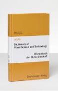 Wörterbuch der Holzwirtschaft. Englisch - Deutsch / Deutsch - Englisch