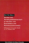 Antike und Altertumswissenschaften in der Zeit von Faschismus und Nationalsozialismus