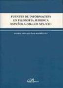 Fuentes de información en filosofía jurídica española (siglos XIX-XXI)