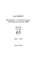 Buchclub 65. Bibliographie