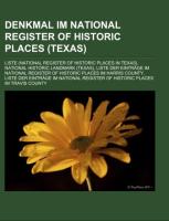 Denkmal Im National Register of Historic Places (Texas)