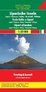 Liparische Inseln - Lipari - Panarea - Salina - Stromboli - Vulcano - Italien Süd, 1:20.000