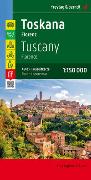 Toskana - Florenz, Autokarte 1:150.000, Top 10 Tips