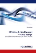 Effective hybrid format course design