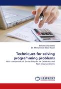 Techniques for solving programming problems