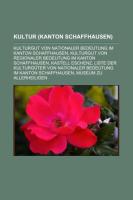 Kultur (Kanton Schaffhausen)