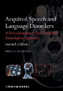 Acquired Speech and Language Disorders