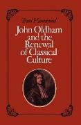 John Oldham and the Renewal of Classical Culture