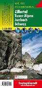 WK 151 Zillertal - Tuxer Alpen - Jenbach - Schwaz, Wanderkarte 1:50.000