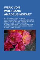 Werk Von Wolfgang Amadeus Mozart