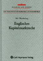 Englisches Kapitalmarktrecht - eine rechtsvergleichende Studie aus der Perspektive des europäischen Kapitalmarktrechts