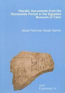 Hieratic Documents from the Ramesside Period in the Egyptian Museum of Cairo